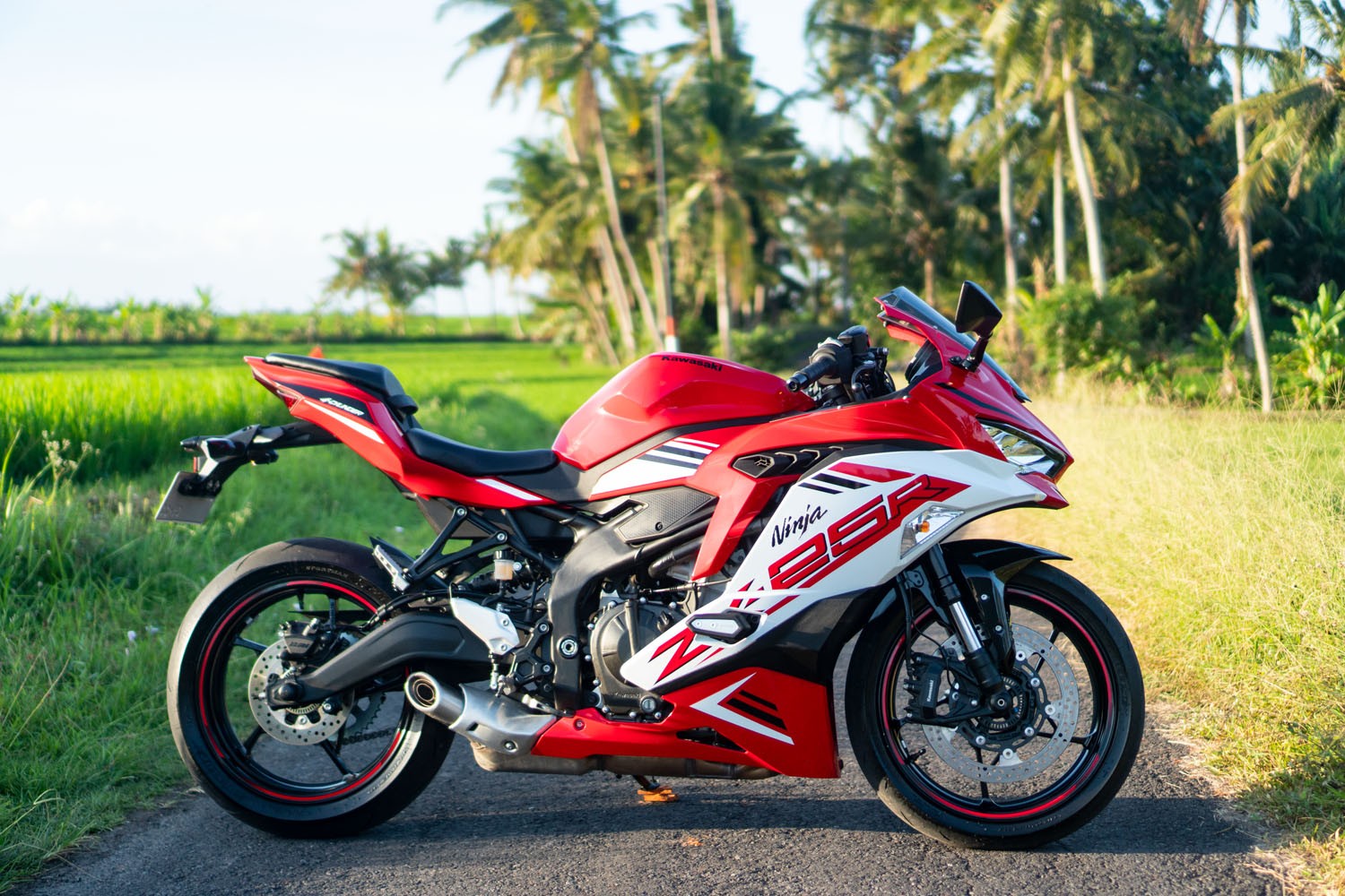 Kawasaki Ninja ZX25R ABS 4 cylinders Red