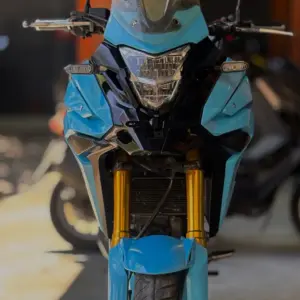 Honda CB150X Custom Blue for rent in Bali — photo 1