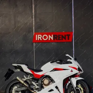 Honda CBR500R White for rent in Bali — photo 1