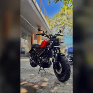 Yamaha XSR 155 Custom Red for rent in Bali