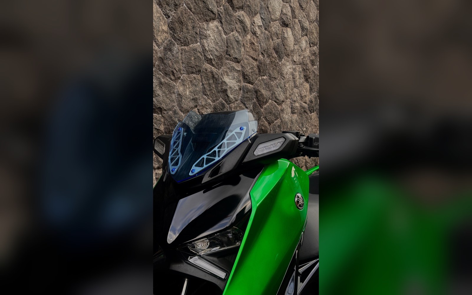 Xmax jungle green blue screen custom 04